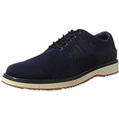 Swims Oxford Swims herr Barry Knit Oxfords, Blå navyramlad orange