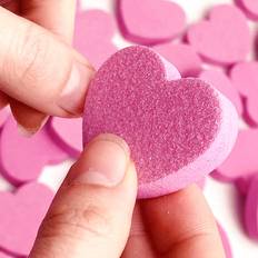 Pink Nail Files Shein pcs Mini Heart Shaped Nail Files Double Sided Sponge Polishing Nail Nail