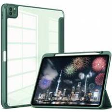 1pc Tri-Fold Silicone Foldable Anti-Fall Tablet Case Compatible IPad With Pen Holder Tablet