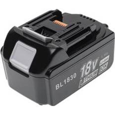 VHBW Battery Replacement for Makita BL1850B, BL1860, BL1840B, BL1840, BL1835, BL1830B, BL1850, BL1845 for Power Tools 4000 mAh, Liion, 18 v