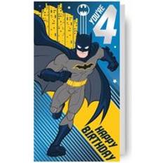 DC Comics Batman Age 4 Birthday Card