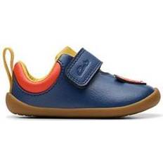 Clarks Baby First Roamer Safari Pre Walker Shoe, Navy, Younger