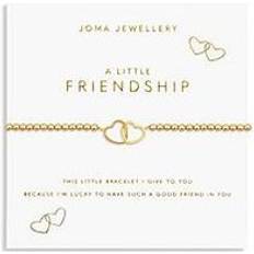 Joma Jewellery LITTLE FRIENDSHIP Gold Plated Bracelet 17.5cm stretch, One Colour, Women