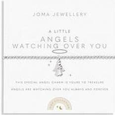 Joma Jewellery CHILDREN'S LITTLE ANGELS WATCHING OVER YOU Silver Plated Bracelet 15.5cm stretch, One Colour, Women