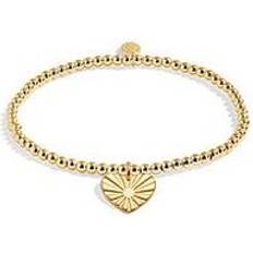 Brass Bracelets Joma Jewellery LITTLE SHE BELIEVED SHE COULD SO SHE DID Gold Plated Bracelet 17.5cm stretch, One Colour, Women