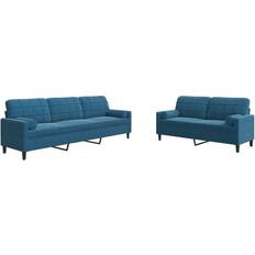 vidaXL 2-tlg. Sofa 3-Sitzer