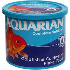 Aquarian complete nutrition, goldfish food, flakes also suitable sm