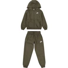 Nike Club Fleece Survêtement - Olive/Blanc