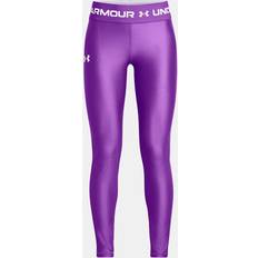 Boys - L Base Layer Under Armour Heatgear Leggings Purple Boy