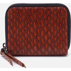Wallets & Key Holders HOBO Medium Zip Wallet In High Gloss Leather Tortoise Mini Wallet