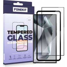 FoneKit Full Cover Samsung Galaxy S24 Ultra, sort