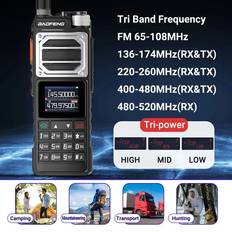 Baofeng Walkie Talkies Baofeng uv-25 long range walkie talkie tri-power noaa type-c ham radios