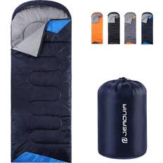 JEAOUIA Sleeping Bags for Adults Backpacking Lightweight Waterproof- 3 Seasons Cold Weather Sleeping Bag for Girls Boys Mens for Warm Camping Hiking Outdoor