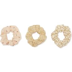 Hårprodukter Konges Sløjd slöjd 3-pack Scrunchies Big, Yellow check