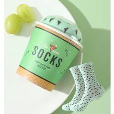 Underwear Shein Pair Of MidLength Socks For Men And Women Ice Cream Personality Funny Gift Paper Cup Box Novel And Creative Interesting Gift Comfortable And Breathabl