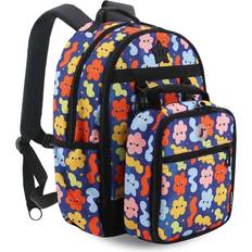 J World JWorld Duet Kids' 18" Backpack with Detachable Lunch Box Baby Cloud