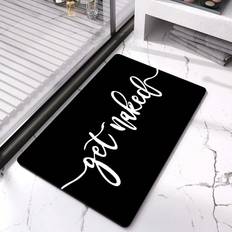 Black Non-Slip Bath Mats Shein Quick Dry Absorbent Bath Mat RugFunny