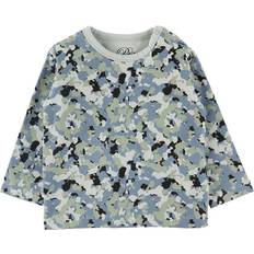 Gråa Blusar & Tunikor Barnkläder Sofie Schnoor Petit Stadt Bluse AOP Camouflage Blusen