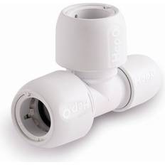 Pipe Parts Wavin HEP2O HD12/22W Reduced End Tee 22x15x22mm White