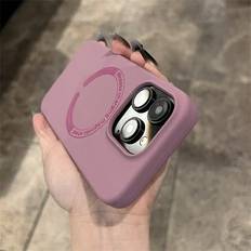 Shein Liquid Silicone Phone Case Compatible With IPhone Pro Max Plus Compatible With Magsafe Magnetic Wireless Charging Full Protective Cover