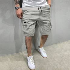 Shein Shorts Shein Men Loose Fit Flap Pocket Drawstring Waist Cargo Shorts