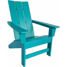 Porch & Den Marina All Weather Poly Lumber Adirondack