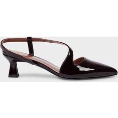 Paul Smith Heels & Pumps Paul Smith Women's Burgundy 'Cloudy' Patent Leather Heels Red