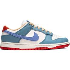 Foam - Women Shoes Nike Dunk Low Premium - Pale Ivory/Denim Turquoise/Light Crimson/Royal Pulse