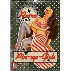 Calvendo Retro Kult Pin-up-Girls Wandkalender 2025