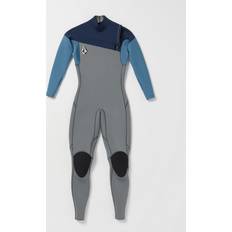 Volcom Men's Modulator 4/3Mm Chest Zip Wetsuit- Cruzer Blue