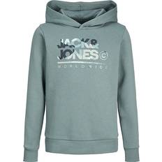 Barneklær Jack & Jones Hættetrøje JjLuke Goblin Blue år 176 Hættetrøje