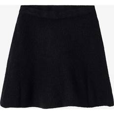Viskos Kjolar Barnkläder Name It Nkfnilla Knit Skirt - Svart