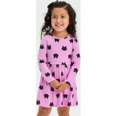 Dresses Cat & Jack Toddler Girls' Long Sleeve Dress Purple 18M