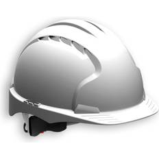 JSP Headgear JSP EVO Safety Helmet with Wheel Ratchet White