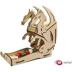e-Raptor Dice Towers Large Dice Tower Dragon Wooden