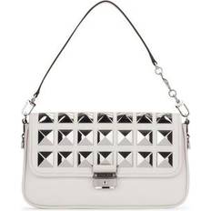 Bianco Borse a mano Michael Michael Kors stud-embellished leather clutch bag women Leather One Size White