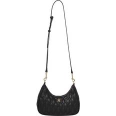 Tommy Hilfiger Women's TH Refined Quilted Womens Crossover Bag Black Size: ONE size one size