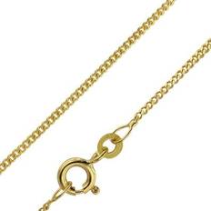 Trendor 75182 Halskette 585 Gold Karat Panzerkette 1,4 mm breit