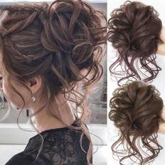 Shein pc Dark Brown Messy Bun Hair Scrunchie