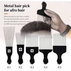 Multifärgade Hårkammar Shein A Black Hair Comb Pin Inserted Comb Oil Head Ironing Comb