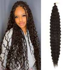 Hårtränsar Shein Wave Crochet Hair 32 Curly Braiding Hair Deep Wave Crochet