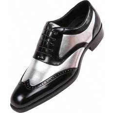 Silver Oxford Shein Lawson Silver Mens Two Tone Oxford Dress Shoe