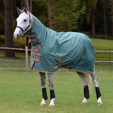 Weatherbeeta ComFiTec Tyro Combo Medium Turnout Rug - Green/Burnt Orange/White