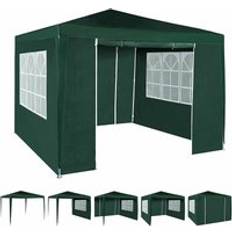 3x3m Gazebo with Side Tent