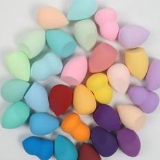 Shein Makeup Sponge Set Of Random Colors And Shapes Beauty Blender For Liquid Cream And Powder Foundation MultiColor Cosmetic Sponge LatexFree Wet And Dry