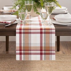 Multi Coloured Tablecloths Elrene Home Fashions Seneca Plaid Harvest Tablecloth Multicolor, Red