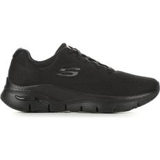 Skechers Arch Fit Big Appeal Sneaker - Black Mesh/Trim
