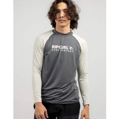 Natación Camisetas de compresión Rip Curl Shock Upf Longsleeve Lycra gris dark grey