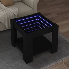 vidaXL LED-lys konstrueret træ Sofabord