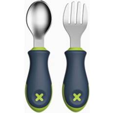 Baby care Shein Toddler Utensils Kids Baby Forks and Spoons Set Toddler Fork and Spoon Utensil Set Pack Stainless Steel Childrens Safe Flatware Kids Cutlery Set with